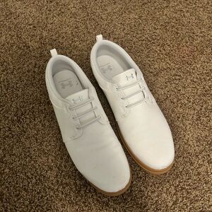 Under Armour Men's White with Tan Sole